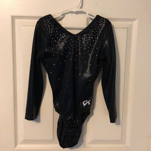 Black GK Competition Leotard NWOT Adult Medium AM